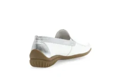 Gabor White and Silver Comfort Slip On|8609050W