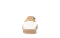 Gabor White and Tan Wide Fit Trainer|8654560
