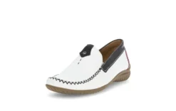Gabor White, Red and Navy Slip On|8609069W