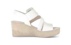 Gabor White Wedge Sandal|8477120