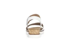 Gabor White Wedge Strap Sandal|8275050