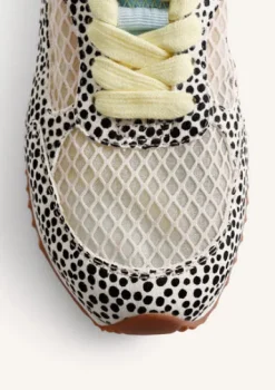 Gioseppo Animal Print and Mesh Trainer|78626