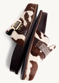 Gioseppo Cow Hide Mule|76107COW