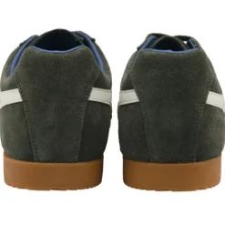 Gola Dark Khaki and Marine Blue Trainer|CMA192HI