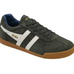Gola Dark Khaki and Marine Blue Trainer|CMA192HI