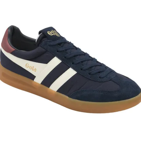 Gola Navy, Off White, Red Trainer|CMB871EW