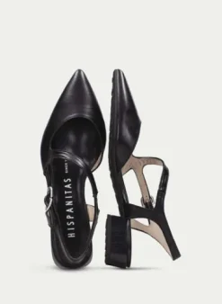 Hispanitas Black Pointy Sling Back |HV264773B