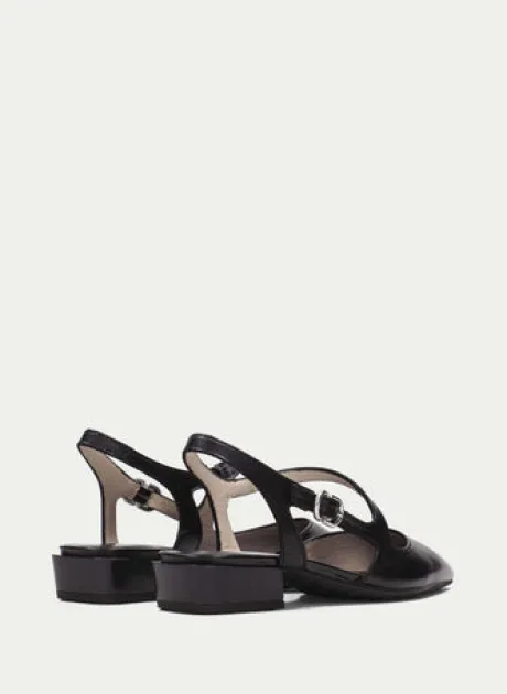Hispanitas Black Pointy Sling Back |HV264773B