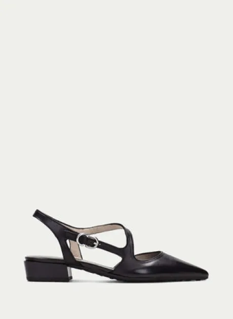 Hispanitas Black Pointy Sling Back |HV264773B