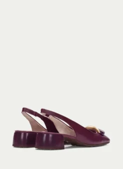 Hispanitas Cherry Leather Sling Back|HV264744C