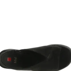 Hogl Black Suede Platform Sandal|1025220100