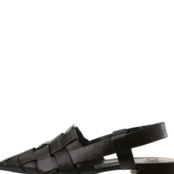 Hogl Black Woven Sling Back |1019300100
