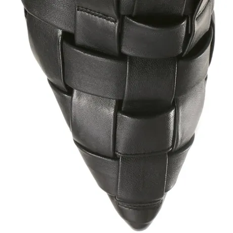 Hogl Black Woven Sling Back |1019300100