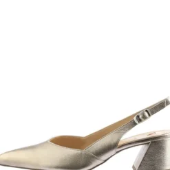 Hogl Light Bronze Leather Sling Back|10461178