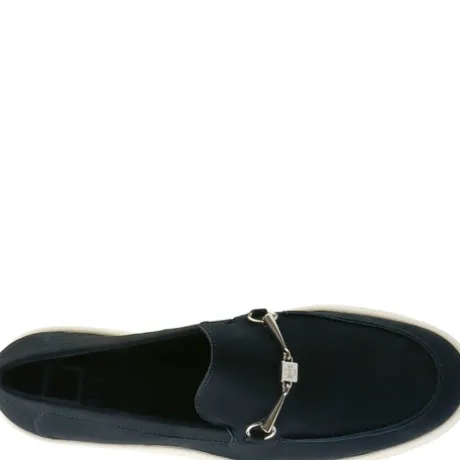 Hogl Navy Suede Comfort Loafer |1012123000
