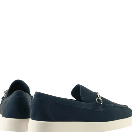 Hogl Navy Suede Comfort Loafer |1012123000