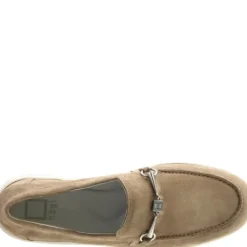 Hogl Taupe Suede Comfort Loafer|1012121900