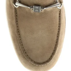 Hogl Taupe Suede Comfort Loafer|1012121900