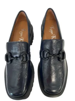 Karen Koo 71003BLU- Loafer.