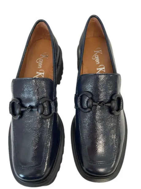 Karen Koo 71003BLU- Loafer.