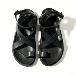KMB black Strap Sandal|A7722N