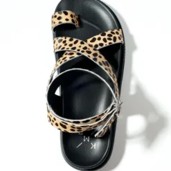KMB Cheetah Pony Print Sandal|A7722P