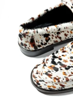 KMB Cow Print Loafer|A7549P