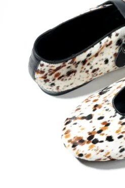 KMB Cow Print Mary Jane |A7527P