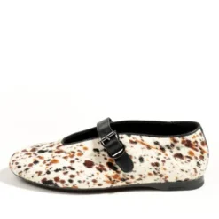 KMB Cow Print Mary Jane |A7527P