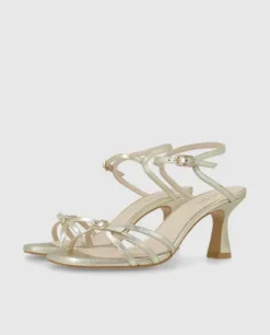 Lodi Metallic High Heel Sandal|LUKIC3