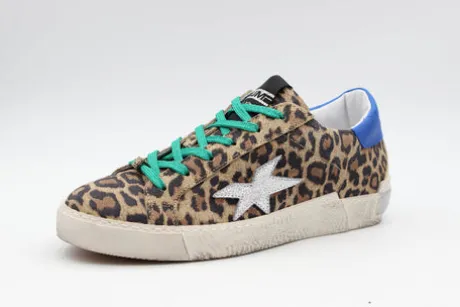 Meline Leo Print Trainer|328170320