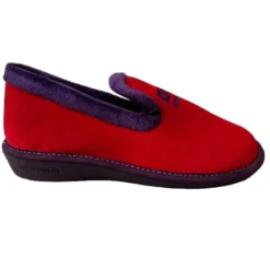 Nordika Cherry Suede & Purple Slipper|305ACE