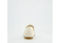 Paul Green Beige Braided Leather Loafer |1209019