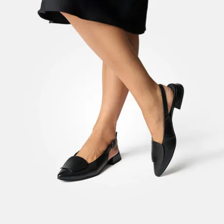 Paul Green Black Sling Back|6090010