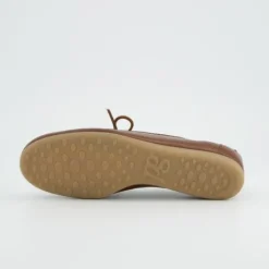 Paul Green Brown Leather Loafer|1136099