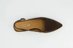 Paul Green Chocolate Brown Sling Back|6090089