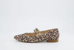 Paul Green Leather Leo Print Mary Jane|1022200
