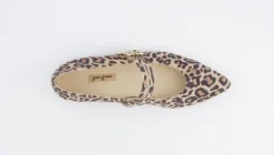 Paul Green Leather Leo Print Mary Jane|1022200