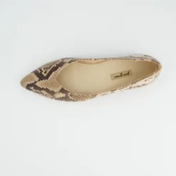 Paul Green Leather Snake Print Pump |3772209