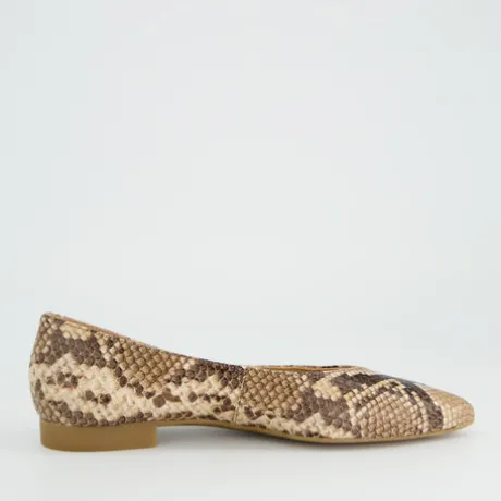 Paul Green Leather Snake Print Pump |3772209