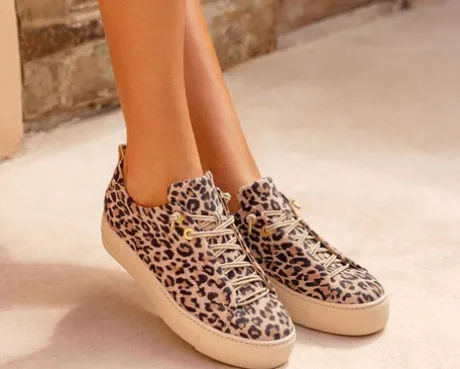Paul Green Leo Print Platform Trainer|5317040