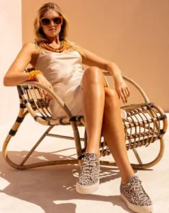 Paul Green Leo Print Platform Trainer|5317040