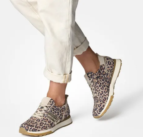 Paul Green Leo Print Trainer|5392090