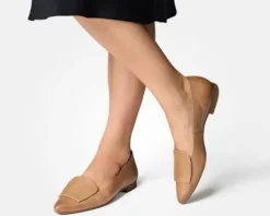 Paul Green Light Brown Leather Pump |3792130