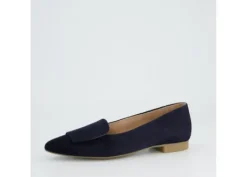 Paul Green Navy Leather Pump|3792190