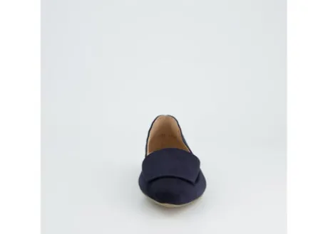 Paul Green Navy Leather Pump|3792190