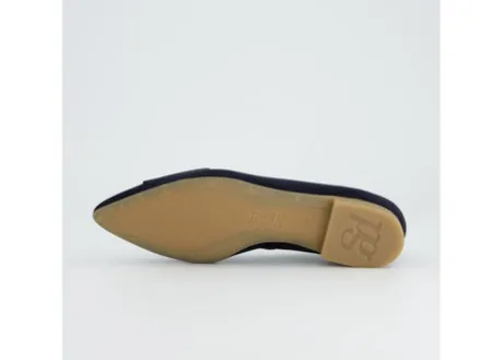 Paul Green Navy Leather Pump|3792190