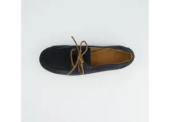 Paul Green Navy Suede Loafer|1136030