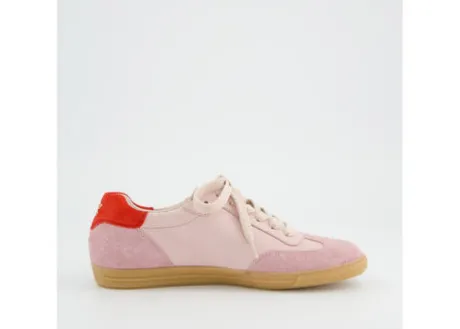 Paul Green Pink Suede Trainer|5450399