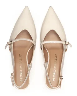 Pedro Miralles Beige Sling Back Sandal|18737OFF
